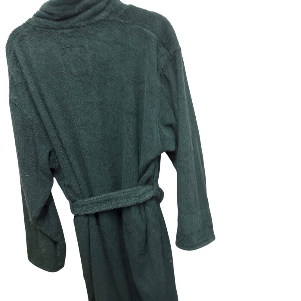 Victoria's Secret Country M/L Green Cotton Robe Cozy Y2K Spa Lounge Cottagecore - Picture 2 of 5
